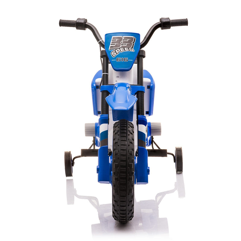 12V Battery-Powered Ride-On Dirt Bike with Training Wheels Magic Cars 15