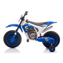 12V Battery-Powered Ride-On Dirt Bike with Training Wheels Magic Cars 16
