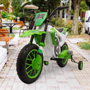 12V Battery-Powered Ride-On Dirt Bike with Training Wheels Magic Cars 5