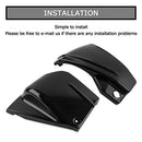Left and Right Battery Side Panels for V Star 650 Motorcycle in Black Magic Cars 5