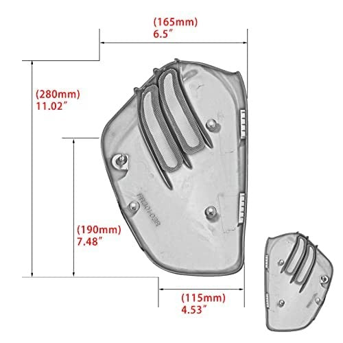 Motorcycle Left and Right Battery Side Fairing Frame Caps for Triumph Magic Cars 5