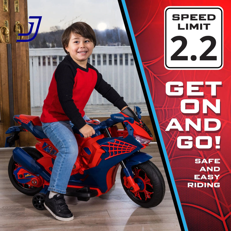 Rechargeable 6V Ride-On Motorcycle Toy for Kids Ages 3+ Supports up to 65 lbs Magic Cars 4