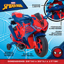 6V Spiderman Ride-On Motorcycle Toy for Kids Ages 3+ with Rechargeable Battery, Supports up to 65 lbs Magic Cars 5