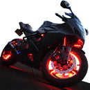 Motorcycle Wheel Hub Refit Colored LED Lights Magic Cars 19