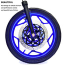 Wireless Powered Colored LED Lamp for Motorcycle Wheel Hub Magic Cars 5