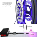 Wireless Powered Colored LED Lamp for Motorcycle Wheel Hub Magic Cars 6