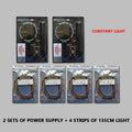 Wireless Powered Colored LED Lamp for Motorcycle Wheel Hub Magic Cars Variant 4