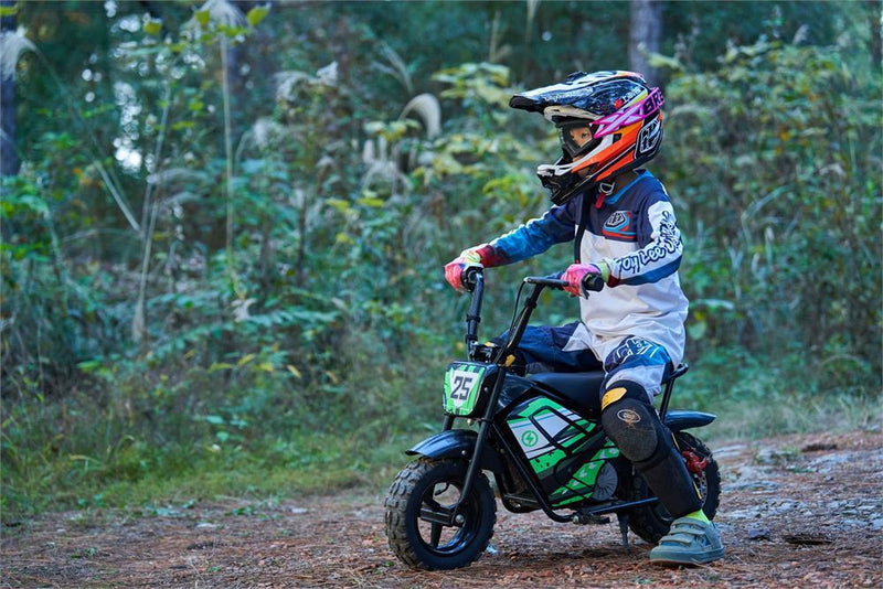 24V 250W Electric Mini Bike Black High-Power Off-Road Ride Magic Cars 13