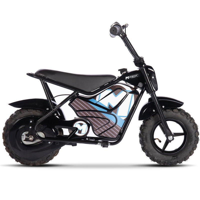 24V 250W Electric Mini Bike Black High-Power Off-Road Ride Magic Cars 3