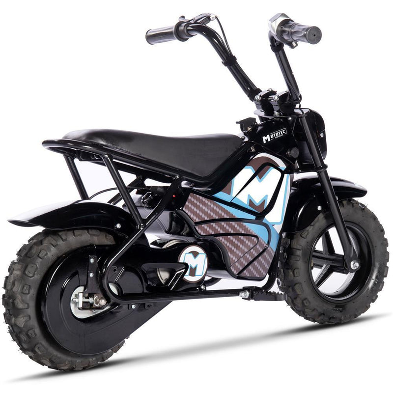 24V 250W Electric Mini Bike Black High-Power Off-Road Ride Free Warranty 1 Year