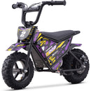 24V 250W Electric Lithium-Powered Mini Bike HP120E Purple Up to 10 MPH Magic Cars 0