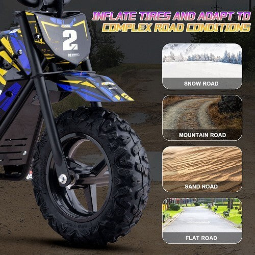 24V 250W Electric Mini Bike HP120E Powered Ride-On Magic Cars 5