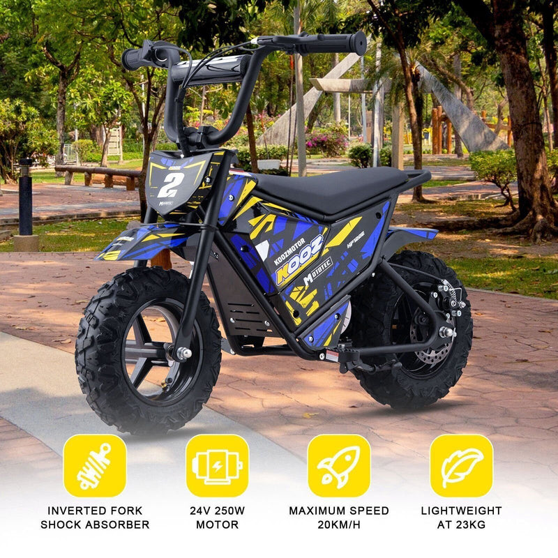 24V 250W Electric Mini Bike Blue (HP120E) Magic Cars 1