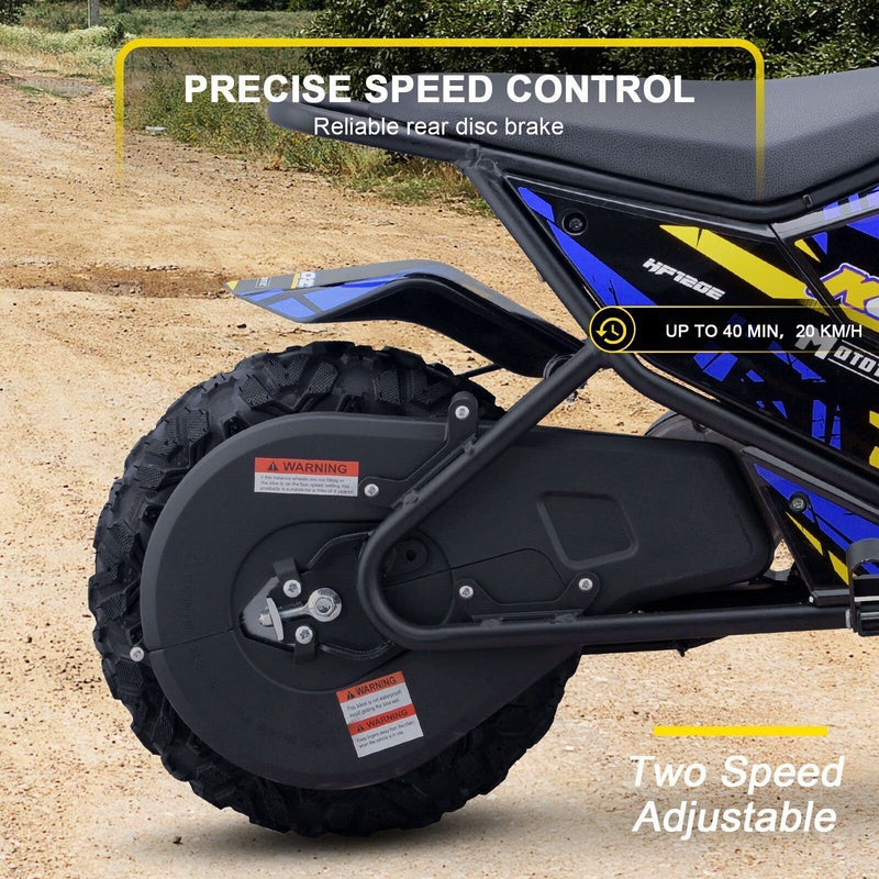 24V 250W Electric Mini Bike Blue (HP120E) Magic Cars 3