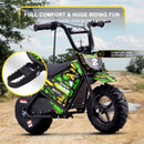 24V 250W Electric Mini Bike Green (HP120E) Magic Cars 4