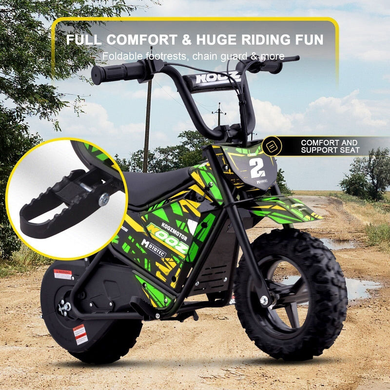 24V 250W Electric Mini Bike Green (HP120E) Magic Cars 4