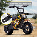 24V 250W Electric Mini Bike HP120E in Orange Magic Cars 4