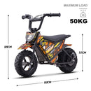 24V 250W Electric Mini Bike HP120E in Orange Magic Cars 6