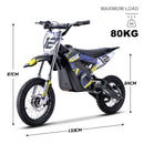 36V 1000W Electric Off-Road Bike in Blue Magic Cars 6