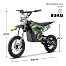 Green 36v 1000w Electric Dirt Bike (HP112E) Magic Cars 6