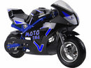 36V 500W Electric Pocket Bike GT Blue with Steel Frame, Disc Brakes, Key Start, 20 MPH Magic Cars 0