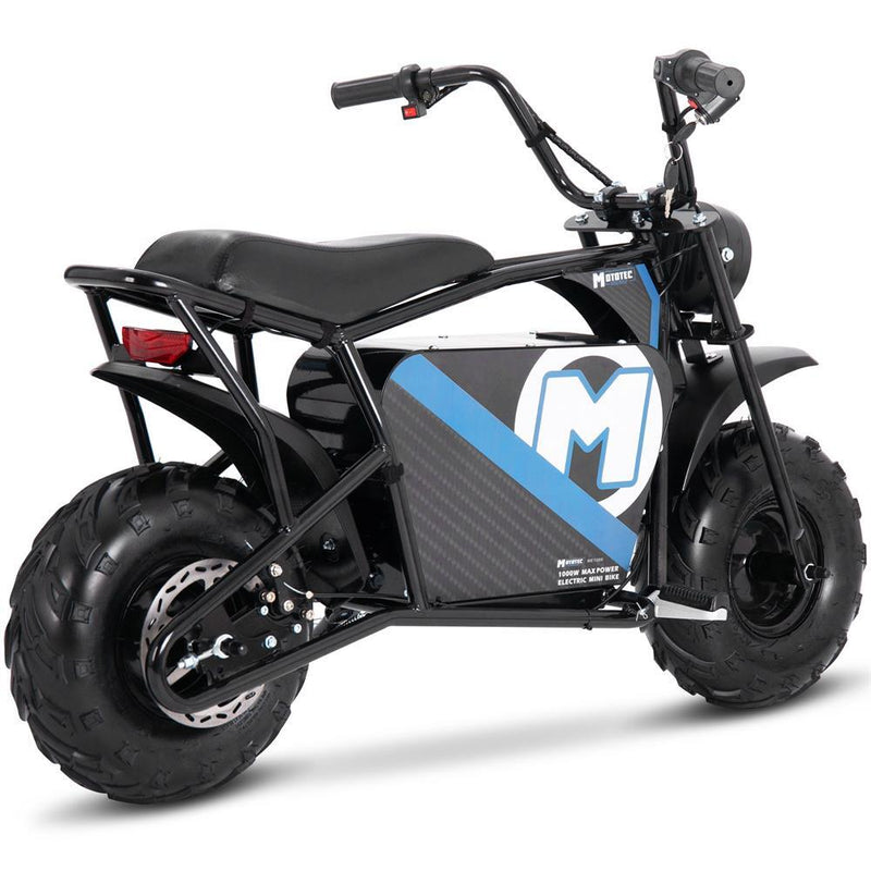 48V 1000W Electric Mini Bike Black High-Power Off-Road Ride Magic Cars 1