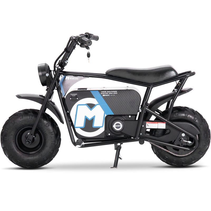48V 1000W Electric Mini Off-Road Bike Black Powerful Ride Magic Cars 4