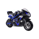 36V 500W Blue Electric Pocket Bike GT Magic Cars 6