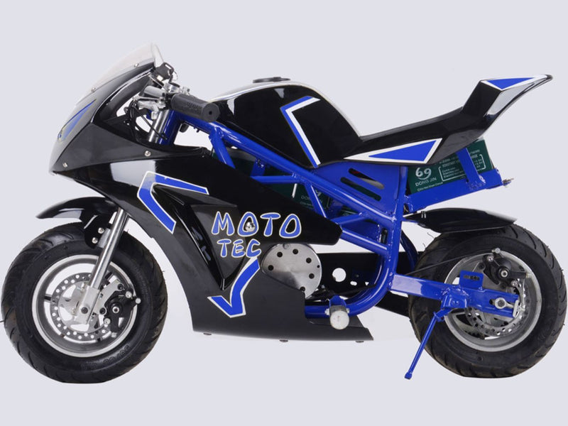 36V 500W Blue Performance Electric Pocket Bike Magic Cars 2
