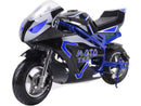 36V 500W Blue Performance Electric Pocket Bike Magic Cars 3