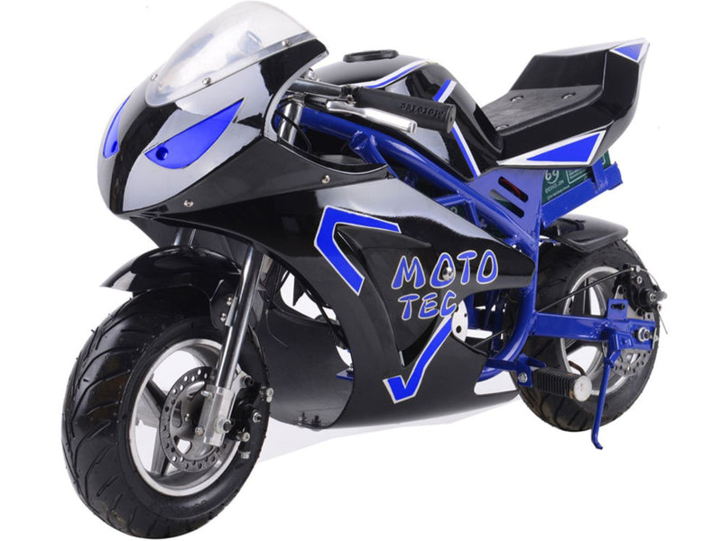 36V 500W Blue Performance Electric Pocket Bike Magic Cars 3