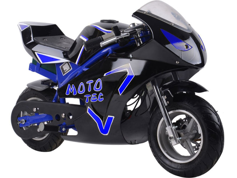 36V 500W Blue Performance Electric Pocket Bike Magic Cars Variant 0