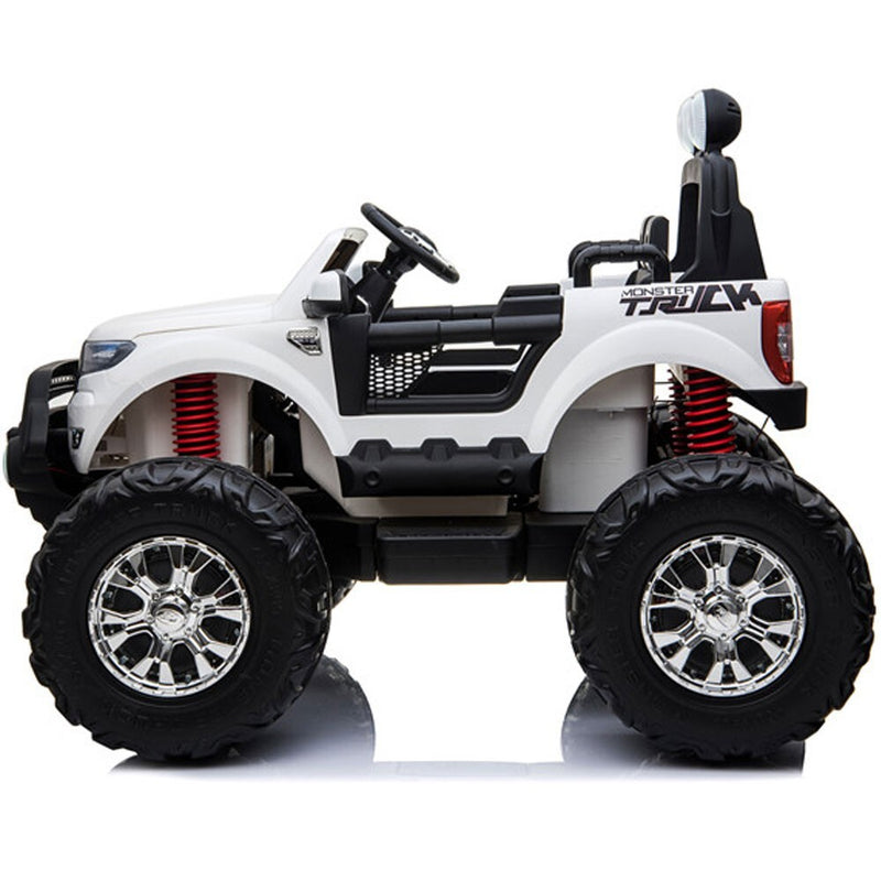 12V 4x4 Monster Truck with Music and 2.4GHz Remote Control, Black Magic Cars 0
