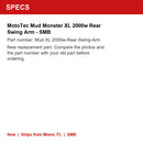 Mud Monster XL 2000w Rear Swing Arm Assembly Magic Cars 6