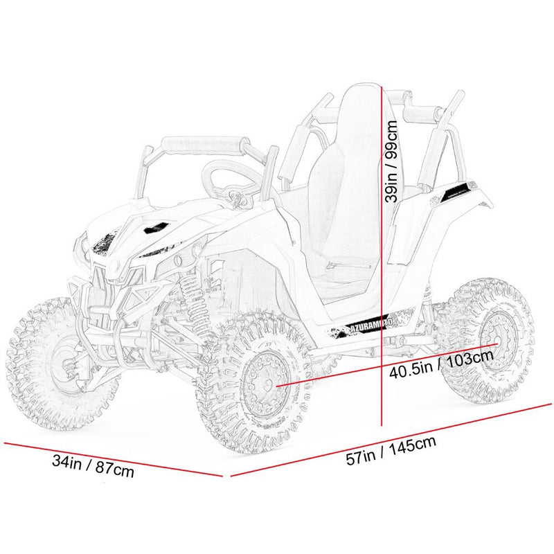 Kids 48V 1200W UTV with Full Suspension and Powerful Motor Red Magic Cars 5