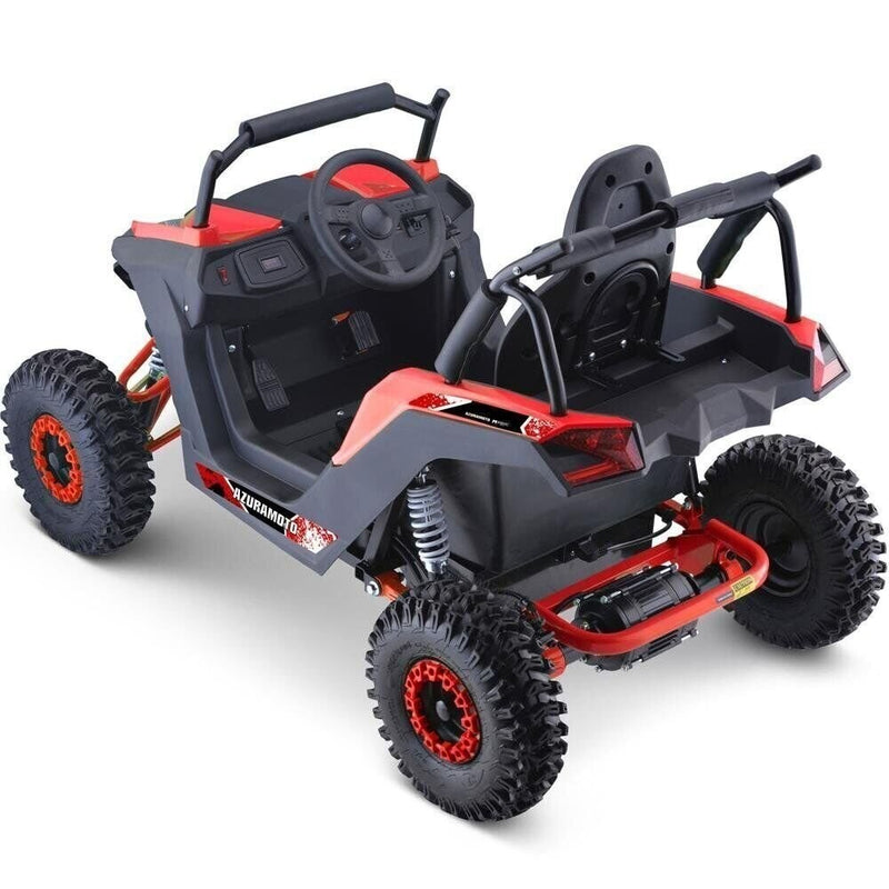 Kids 48V 1200W Red UTV with Full Suspension Magic Cars Variant 0