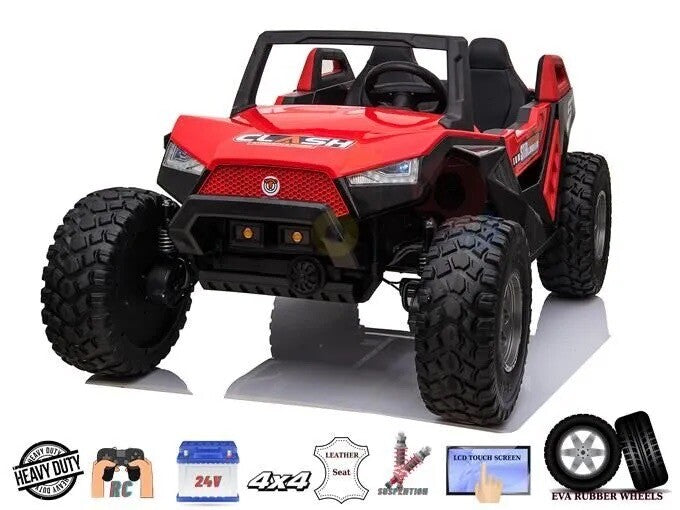 24V Clash Ride-On Giant Buggy Razor UTV All-Terrain Two-Seat Vehicle Magic Cars Variant 0