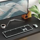Gray Wireless Keyboard and Mouse Set for PC and Laptop Magic Cars 1