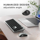 Gray Wireless Keyboard and Mouse Set for PC and Laptop Magic Cars 2