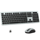 Gray Wireless Keyboard and Mouse Set for PC and Laptop Magic Cars Variant 0