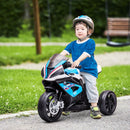Battery-Powered Blue Multi-Terrain Ride-On Motorbike for Kids Magic Cars Variant 0