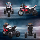 Red Battery-Powered Multi-Terrain Ride-On Motorbike for Kids Magic Cars 10