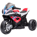 Red Battery-Powered Multi-Terrain Ride-On Motorbike for Kids Magic Cars 3
