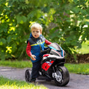 Red Battery-Powered Multi-Terrain Ride-On Motorbike for Kids Magic Cars 8