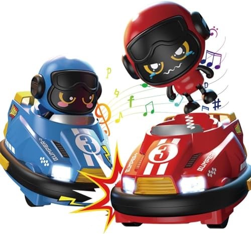 2-Pack Multiplayer Remote Control Bumper Cars with Ejection Doll Magic Cars 1
