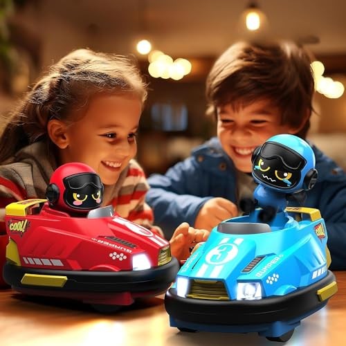 2-Pack Multiplayer Remote Control Bumper Cars with Ejection Doll Magic Cars 3