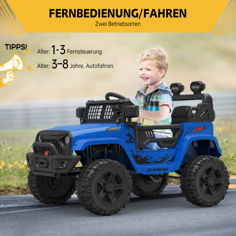 Electric Ride-On Truck with Remote Control, Multiple Colors, 2-Speed Options Magic Cars 22