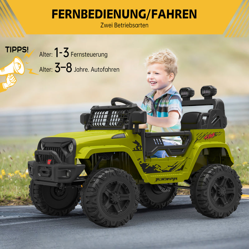 Electric Ride-On Truck with Remote Control, Multiple Colors, 2-Speed Options Magic Cars 24