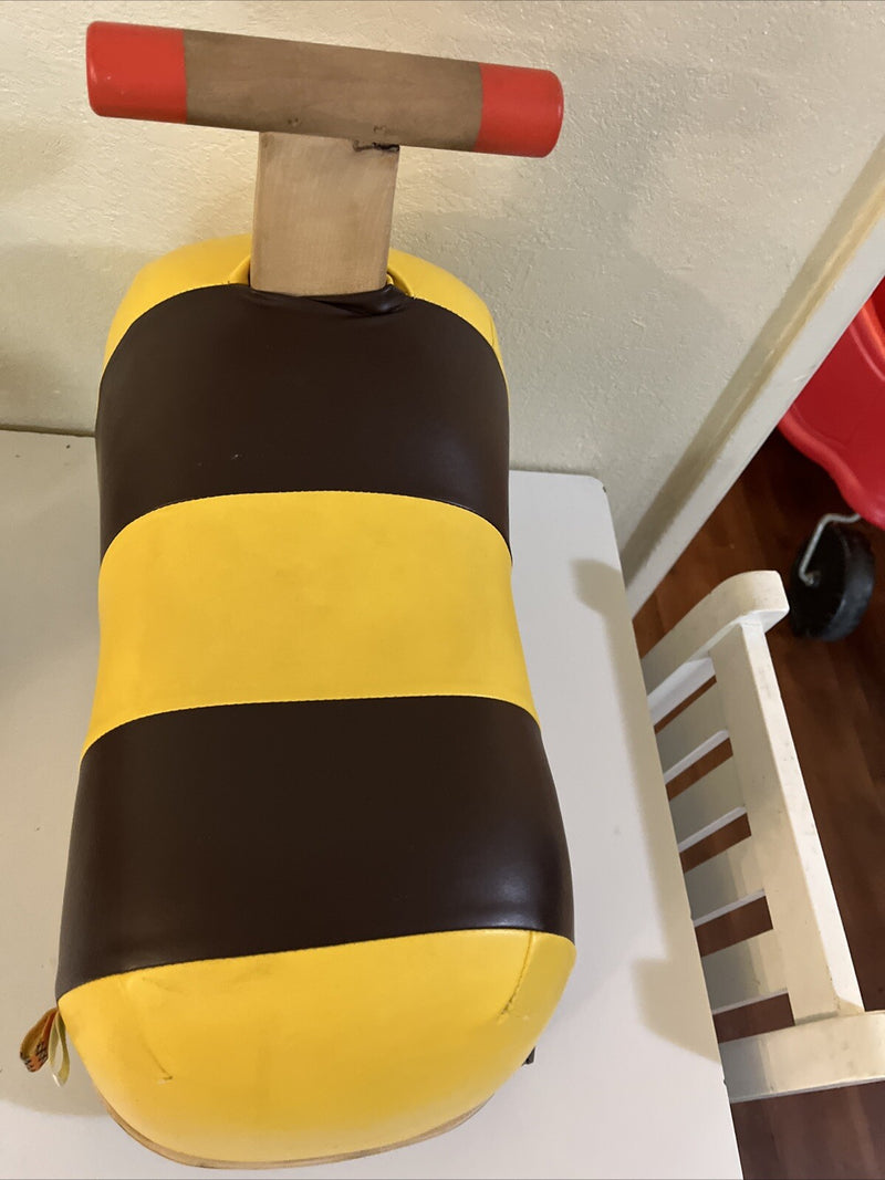 Wooden Bee Ride-On Buggy Toy for Kids Magic Cars 4