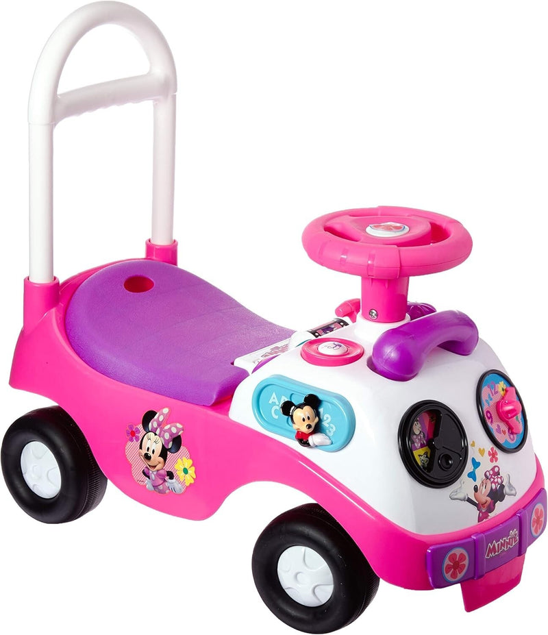 First Minnie Interactive Ride-On Toy for Toddlers with Lights and Sounds, Large Size Magic Cars 2